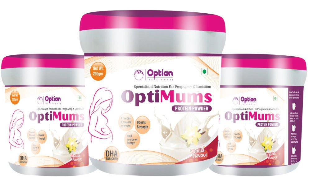 OptiMums Protein Powder For Pregnant & Breastfeeding Women Vanilla
